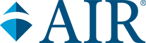 "AIR" written in blue
