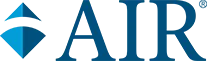 "AIR" written in blue